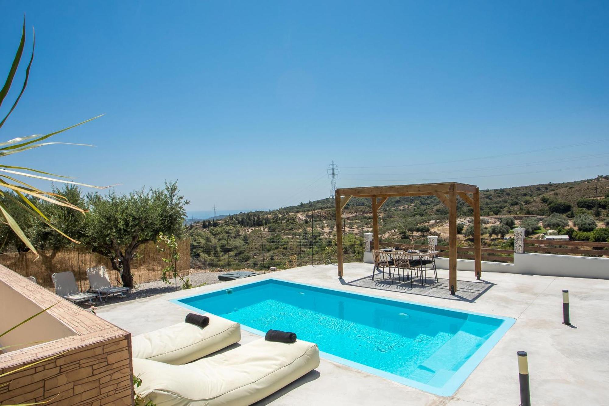 Villa Tranquility Psinthos Ngoại thất bức ảnh