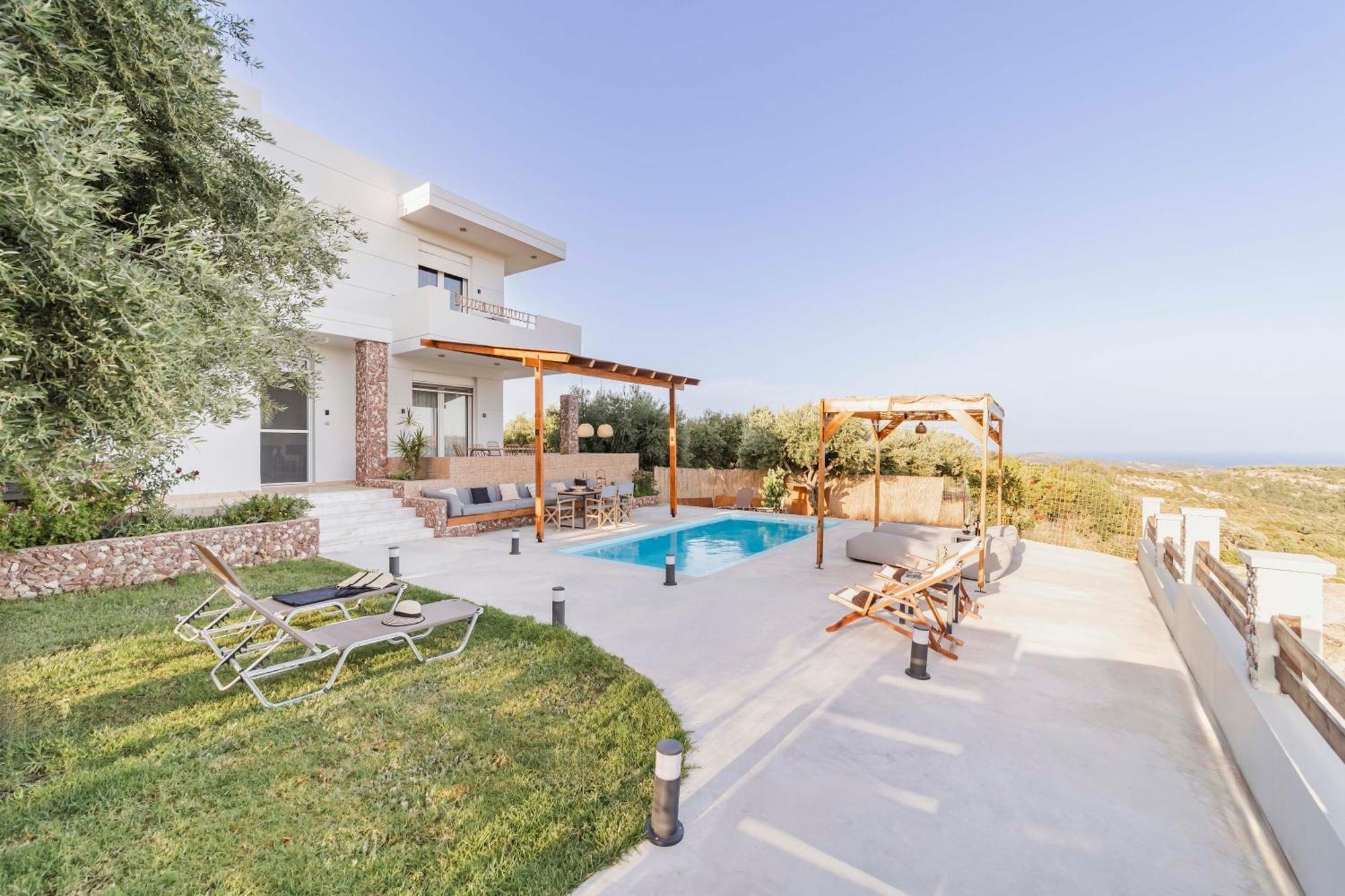 Villa Tranquility Psinthos Ngoại thất bức ảnh