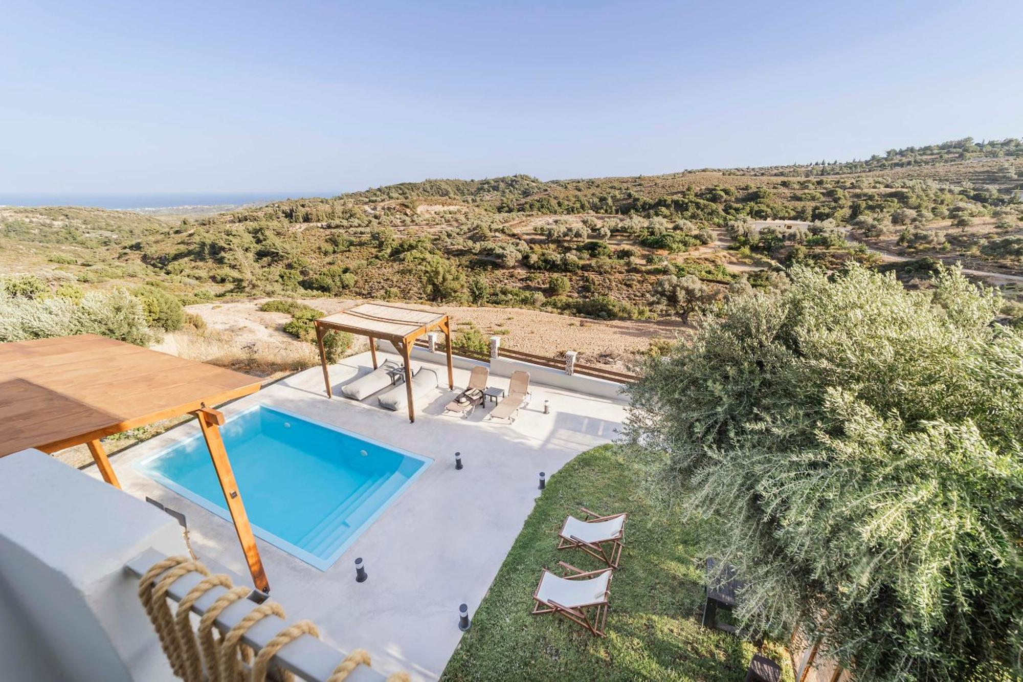 Villa Tranquility Psinthos Ngoại thất bức ảnh