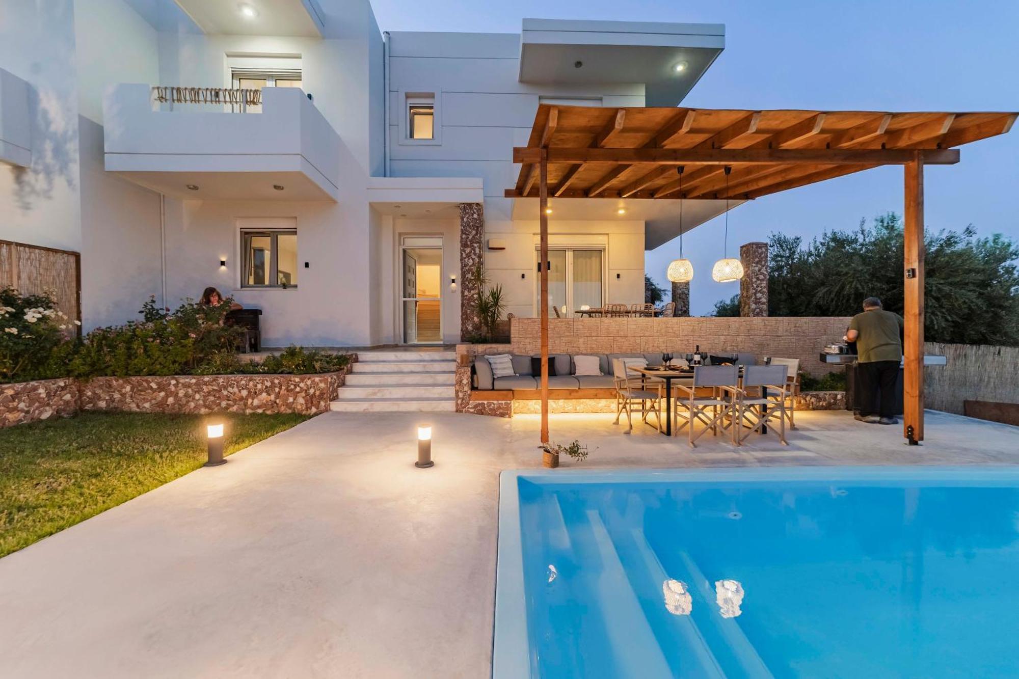 Villa Tranquility Psinthos Ngoại thất bức ảnh