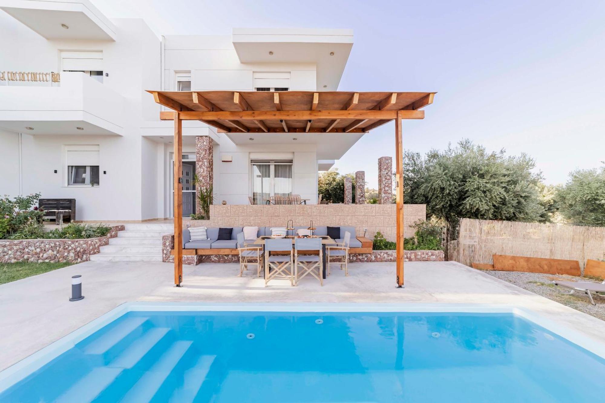 Villa Tranquility Psinthos Ngoại thất bức ảnh