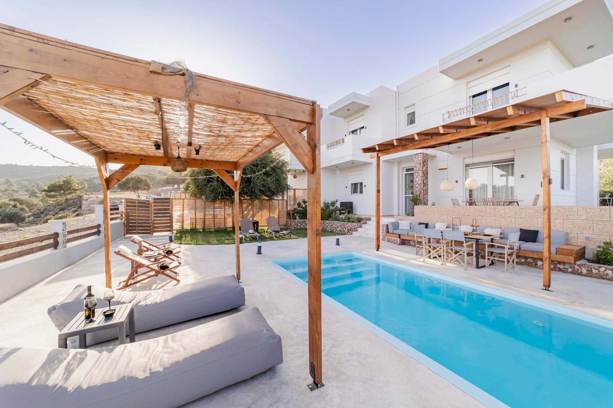Villa Tranquility Psinthos Ngoại thất bức ảnh