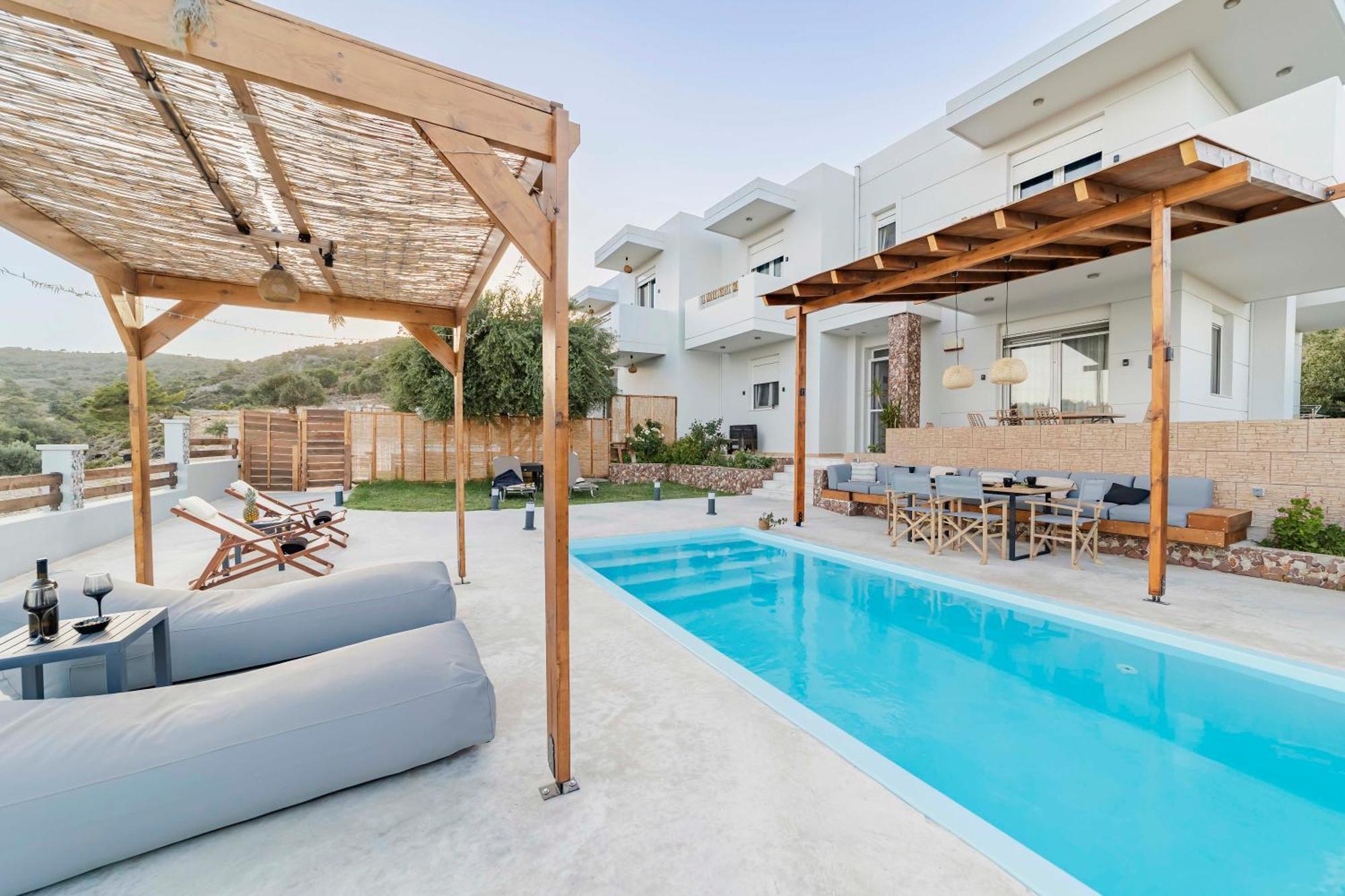 Villa Tranquility Psinthos Ngoại thất bức ảnh