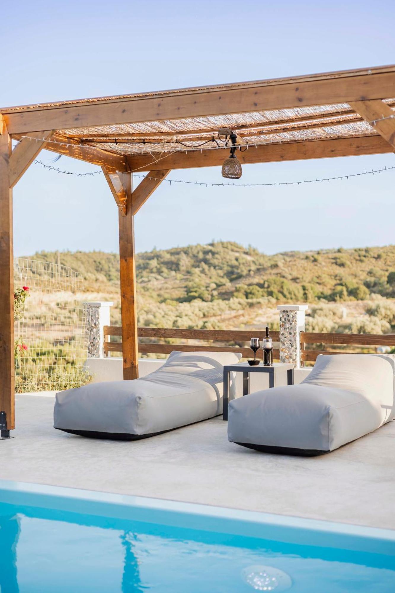 Villa Tranquility Psinthos Ngoại thất bức ảnh