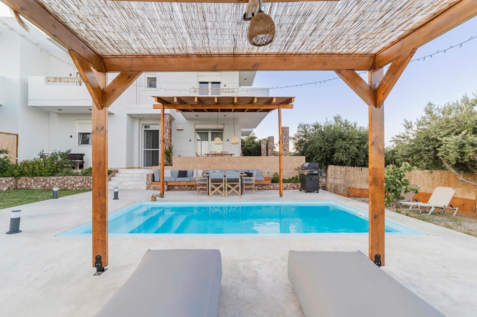 Villa Tranquility Psinthos Ngoại thất bức ảnh